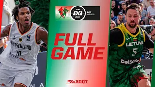 Germany 🇩🇪 vs Lithuania 🇱🇹 | Men Full Game | FIBA #3x3OQT 2024 | 3x3 Basketball