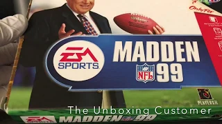Unboxing an Nintendo 64 Madden NFL 99 Game from 1997