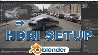 Blender 2.83 How To Setup an HDRI Environment Background || Blender Tutorial