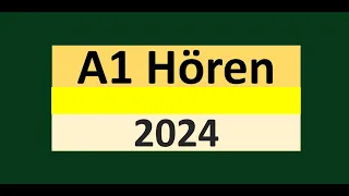 Start Deutsch A1 Hören Modelltest 2024 mit Lösungen am Ende || Sample Paper || Vid - 196