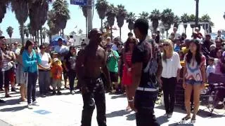 Mr Animation Venice Beach moon run poppin 2010 dance performance funny