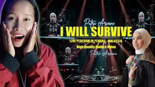 Putri Ariani - I will Survive (Live Performance) Gloria Gaynor | Reaction