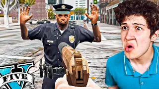 ROBANDO a un POLICÍA en GTA 5! 🚔👮‍♂️ (Mods)