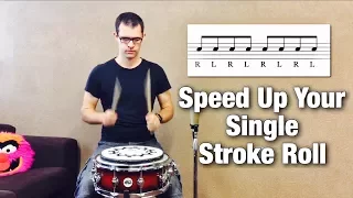 How To Speed Up Your Single Stroke Roll | Drum Lesson By Dex Star