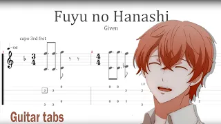Given - Fuyu no Hanashi guitar tabs + SLOWED
