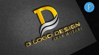 D Style logo design in Pixellab Tutorial | Pixellab Logo Design {Abba Mutari}