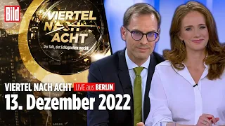 🔴 Viertel nach Acht – 13. Dezember 2022 | u.a. mit Patricia Platiel