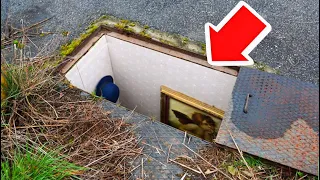 MAN FINDS SECRET ROOM UNDER THE ROAD, SHOCKED AT WHAT’S INSIDE, HE CALLS THE POLICE RIGHT AWAY!