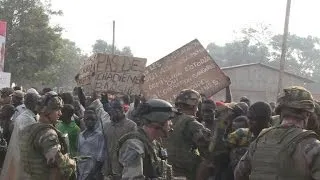 African troops fire on C.Africa protesters, one dead