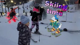 First Time Skiing ⛷ at Appalachian Ski Mountain NC. Winter fun in 4k.