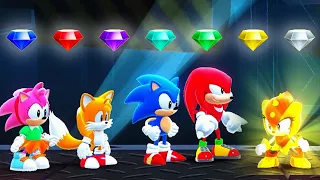 Sonic Superstars - All Chaos Emeralds Special stages (All Powers & Unlock Super Transformation)