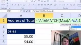 Mr Excel & excelisfun Trick 61: Formula To Report Cell Reference 5 Examples