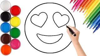 How to draw a emoji drawing easy || Step by step emoji drawing for beginners in easy way || Emoji