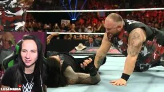 WWE Raw Paul Heyman /Roman Reigns Ambushed by Dudley Boys