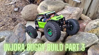 Injora SCX24 Rock Buggy Build Part 3!