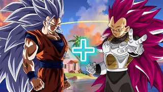 who is strongest | Goku Ultra Instinct ssj 3 + Vegeta Ultra Ego ssj 3 Fusion vs All