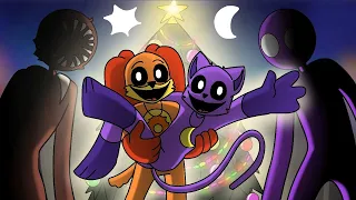 🌙Catnap and dogday☀️ invade the horror multiverse Christmas special (Doors and Rainbow friends)