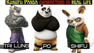 "KungFu Panda(2008)" characters in real life | REEL VS REAL LIFE |