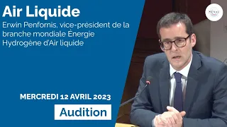 Hydrogène : audition d'Air Liquide