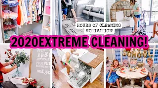 2020 EXTREME CLEAN WITH ME MARATHON | ULTIMATE CLEANING MOTIVATION | SUPER LONG CLEANING VIDEO!