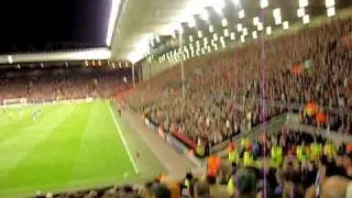 Anfield..Wheres your famous atmospehere Liverpool v Chelsea Champions league 8/4/2009