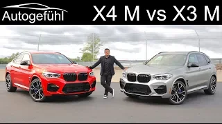 BMW X3M Competition vs BMW X4M Competition FULL REVIEW - Autogefühl