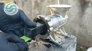 Membuat briket arang dengan mesin manual buatan sendiri