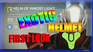 Helm of Inmost Light Titan Exotic Helmet (Destiny Exotic First Look)