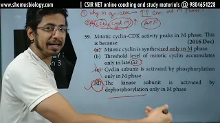 CSIR NET life science question paper solved | Cell biology questions