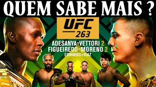 QUEM SABE MAIS ?  UFC 263  ISRAEL ADESANYA vs MARVIN VETTORI #QSM