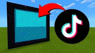 How To Make A Portal To The TikTok Dimension in Minecraft!