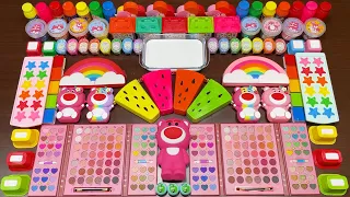 EyeShadow Rainbow & Lotso Mixing into Glossy Slime! Mon Slime! #1158