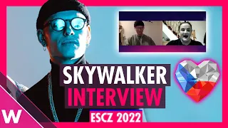 ESCZ 2022 - Skywalker "Way Down" Interview | Czech Republic