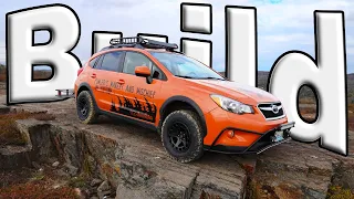 Building The OFFROAD Subaru Crosstrek Makery And Mischief Adventure Mobile With LP Aventure