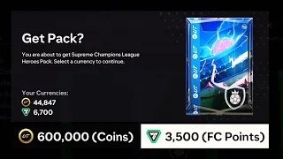 SUPREME CHAMPIONS LEAGUE HEROES PACK - EAFC 24