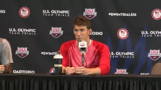 2016 U.S. Olympic Team Trials - Swimming, Michael Phelps 200 IM/100 Fly  Press Conference