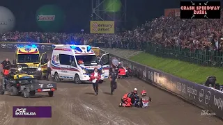 Crash Krzysztof Kasprzak vs Vaclav Milik. Wilki Krosno vs Włókniarz Częstochowa