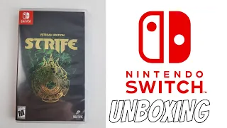 STRIFE VETERAN EDITION GAME UNBOXING