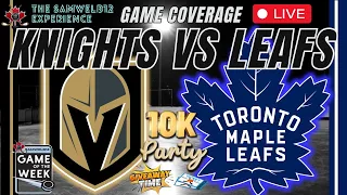 Vegas Golden Knights vs Toronto Maple Leafs LIVE STREAM NHL Game Audio | Leafs Live Gamecast