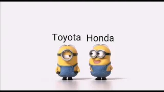 Toyota vs Honda Minions Style (Funny)