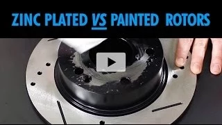 Painted vs Plated Brake Rotors Product Review Comparison   BrakeMotive