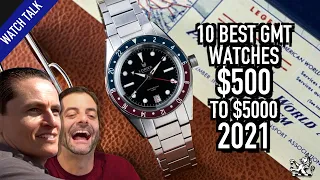10 Best GMT Watches $500 to $5000 in 2021: Seiko, Sinn, Fortis, Squale, Glycine & More