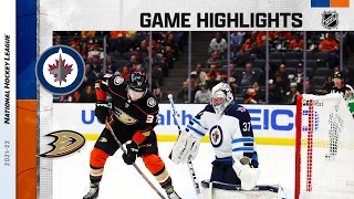 Jets @ Ducks 10/13/21 | NHL Highlights