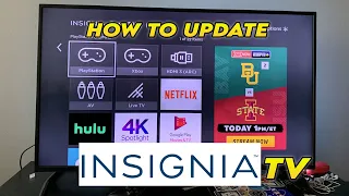Insignia TV: How to Update