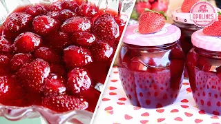 ამ მეთოდით მარწყვის მურაბა პირველად მოვამზადე🍓 ფერი, გემო და ფორმა სრულად ნარჩუნდება, Strawberry jam