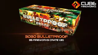 Cube Fireworks - 3030 Bulletproof 32 Piece Crate 1.3G