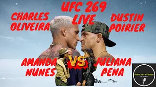 UFC 269 DUSTIN POIRIER VS CHARLES OLIVEIRA LIVE FIGHT REACTION