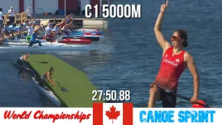 C1 Women 5000m Final |  KATIE VINCENT CHAMPION | World Championships Halifax Canada 2022 | WAYkVlogs