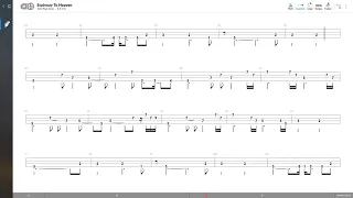 Led Zeppelin - Stairway To Heaven (BASS TAB PLAY ALONG)