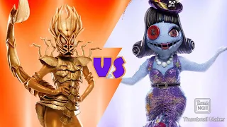 Scorpio & Doll Sing "Hungry Like The Wolf" By Duran Duran | Masked Singer | S9 E7